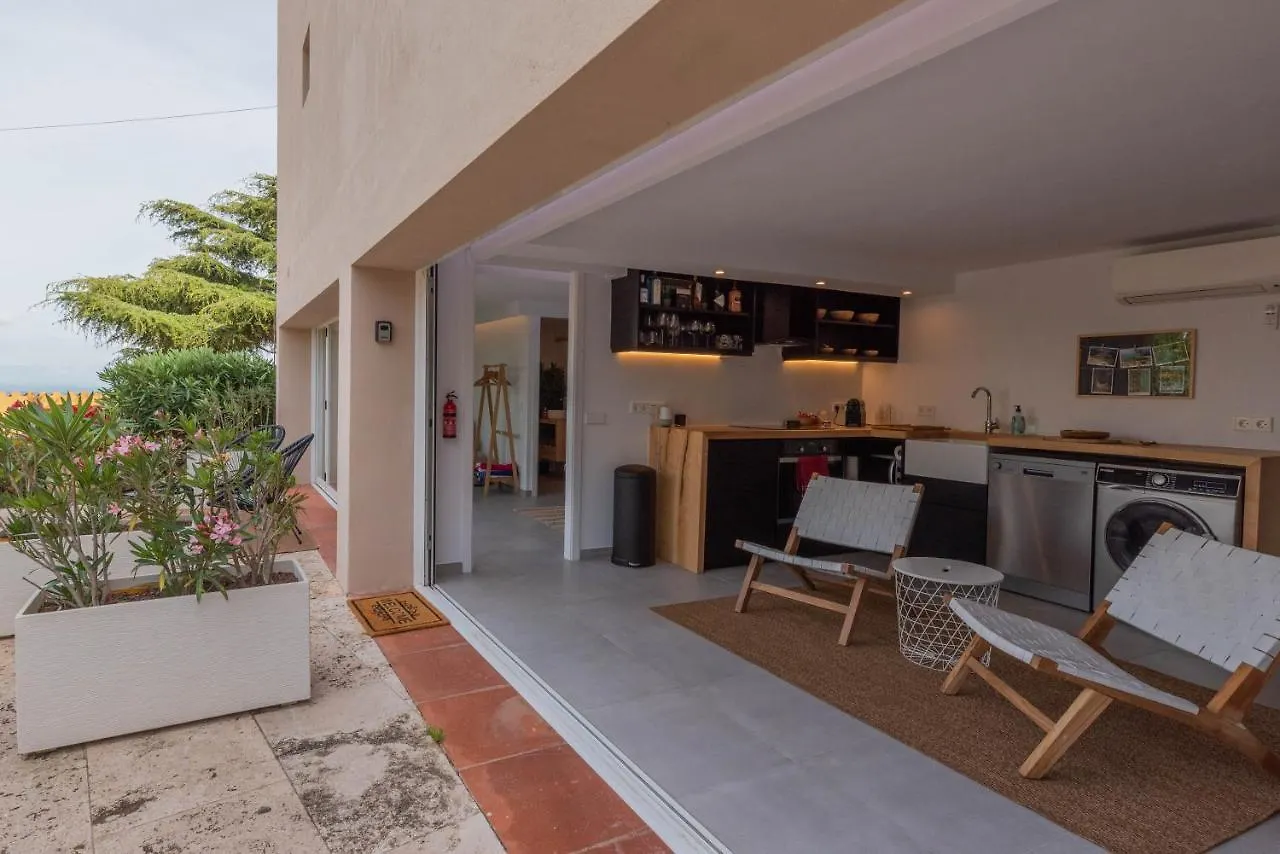 Romantic Modern Apartment Private Swimming Pool 5 Min Walk From Begur Centre