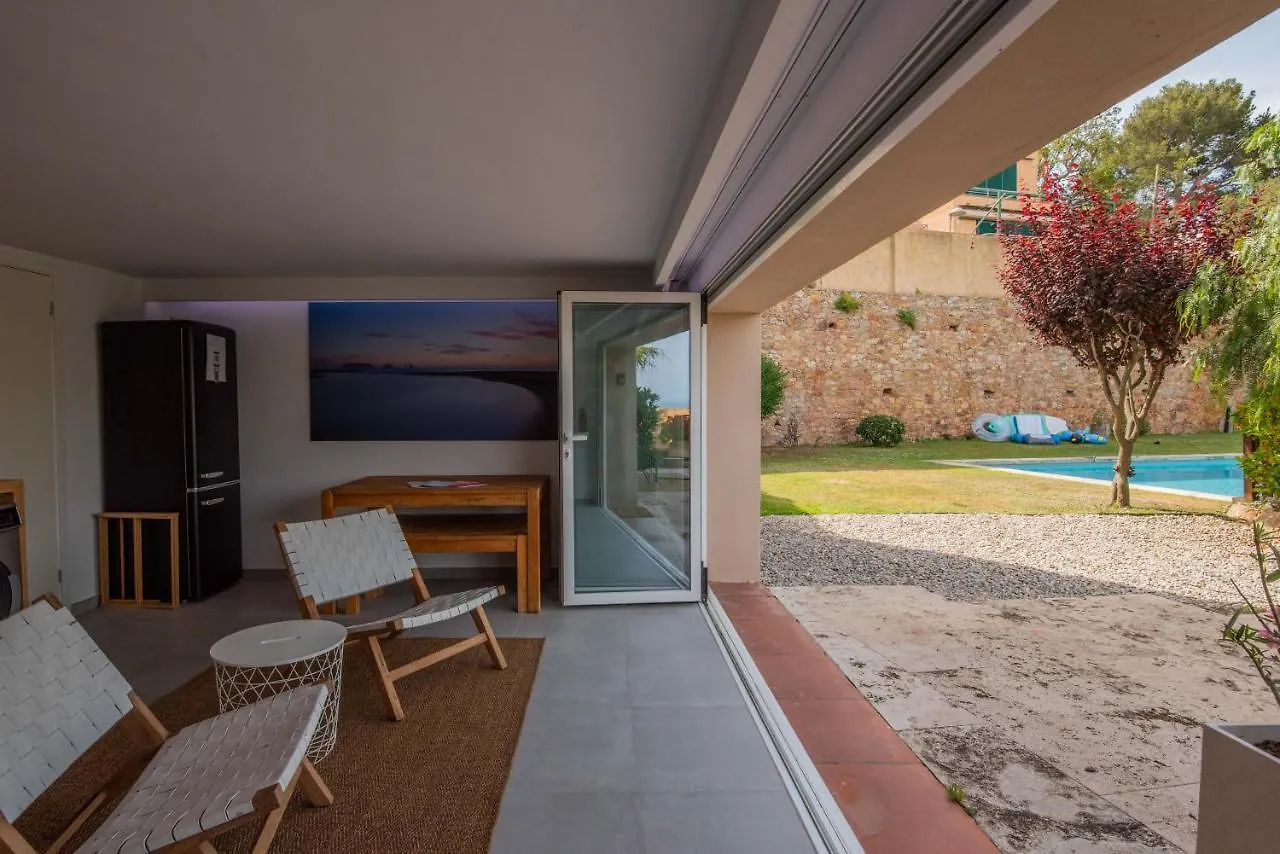 Romantic Modern Apartment Private Swimming Pool 5 Min Walk From Begur Centre